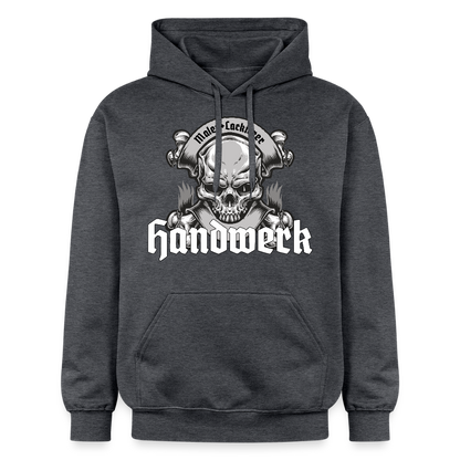 Unisex Hoodie "Skull-Maler/Lackierer" Dunkelgrau meliert Gildan Unisex Softstyle® Midweight Hoodie {{ color }}