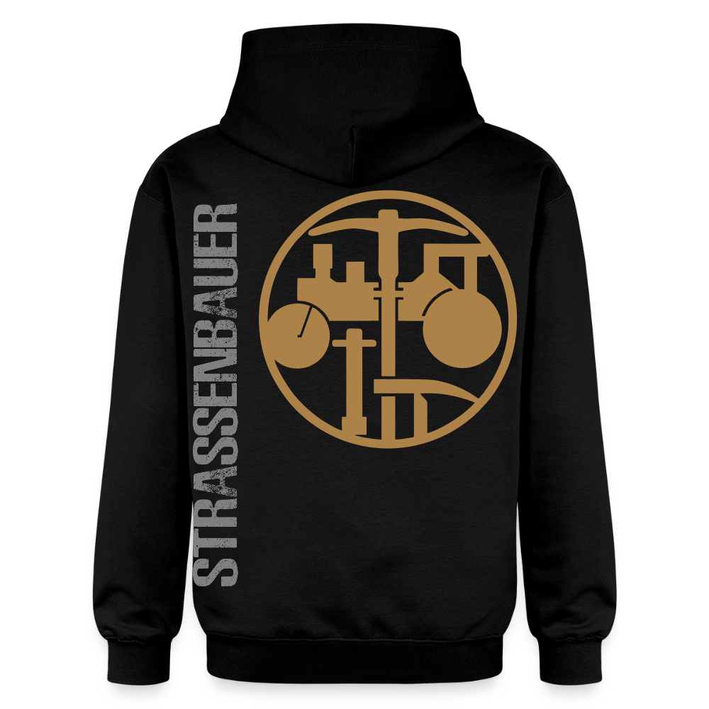 Gildan Unisex Softstyle® "Strassenbauer" Schwarz Gildan Unisex Softstyle® Midweight Hoodie {{ color }}