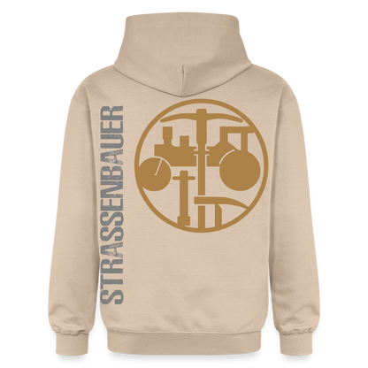 Gildan Unisex Softstyle® "Strassenbauer" Sand Gildan Unisex Softstyle® Midweight Hoodie {{ color }}