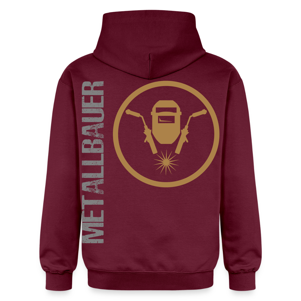 Gildan Unisex Softstyle® "Metallbauer" Maroon Gildan Unisex Softstyle® Midweight Hoodie {{ color }}