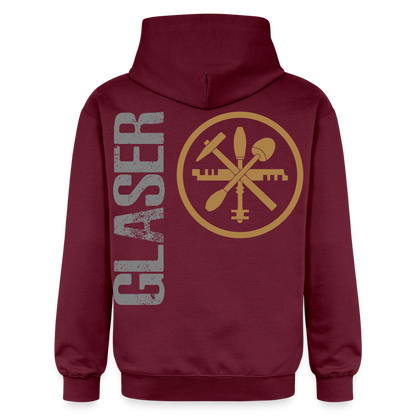 Gildan Unisex Softstyle® "Glaser" Maroon Gildan Unisex Softstyle® Midweight Hoodie {{ color }}