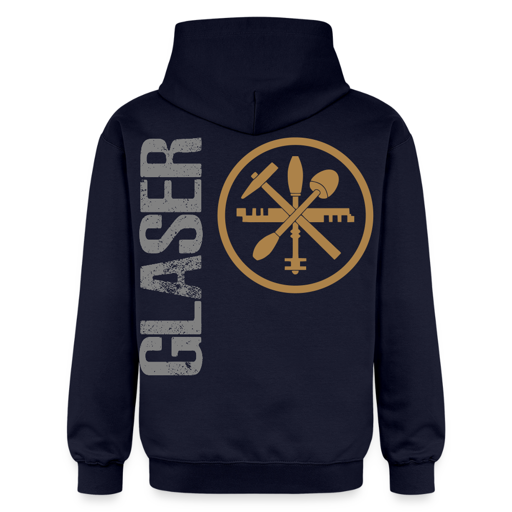 Gildan Unisex Softstyle® "Glaser" Navy Gildan Unisex Softstyle® Midweight Hoodie {{ color }}
