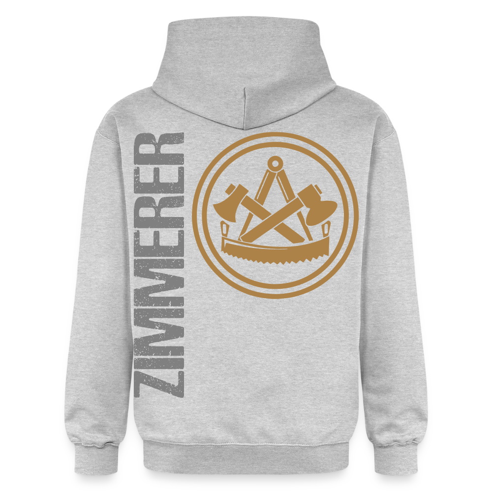 Gildan Unisex Softstyle® "Zimmerer" Hellgrau meliert Gildan Unisex Softstyle® Midweight Hoodie {{ color }}