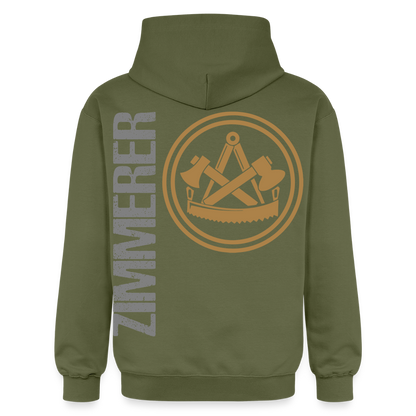 Gildan Unisex Softstyle® "Zimmerer" Militärgrün Gildan Unisex Softstyle® Midweight Hoodie {{ color }}