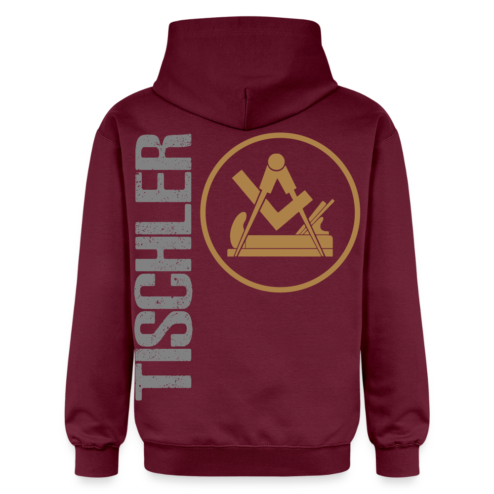Gildan Unisex Softstyle® "Tischler" Maroon Gildan Unisex Softstyle® Midweight Hoodie {{ color }}