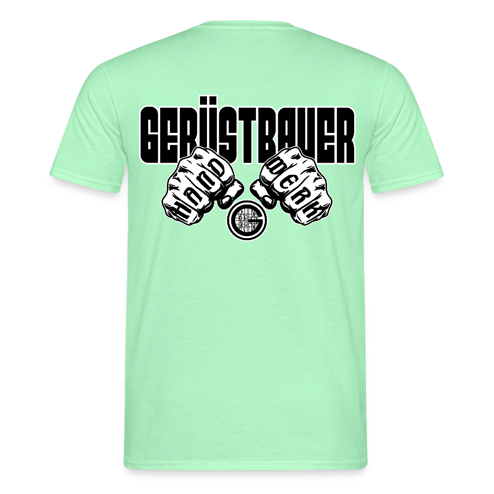 Unisex T-Shirt "Gerüstbauer" Mintgrün Männer T-Shirt {{ color }}