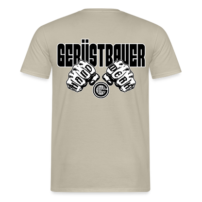 Unisex T-Shirt "Gerüstbauer" Sandbeige Männer T-Shirt {{ color }}