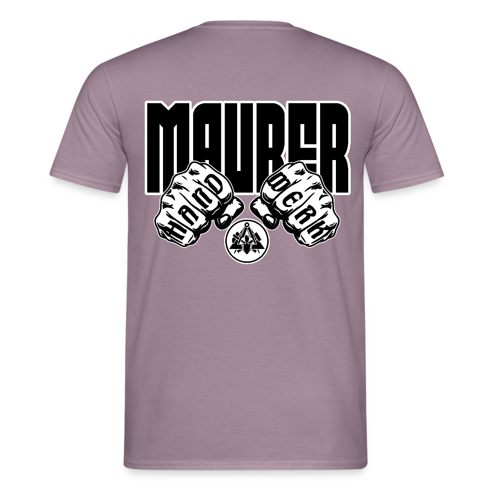 Unisex T-Shirt "Maurer" Lilagrau Männer T-Shirt {{ color }}
