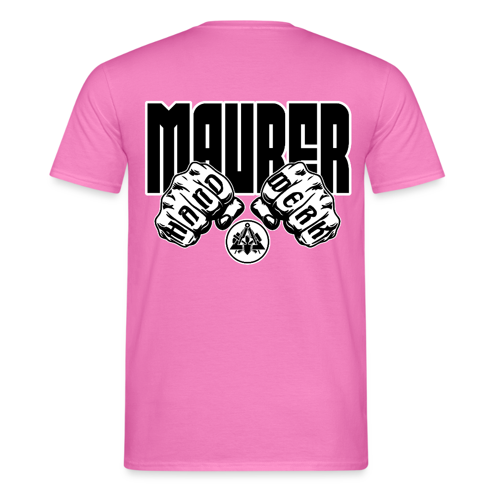 Unisex T-Shirt "Maurer" Pink Männer T-Shirt {{ color }}