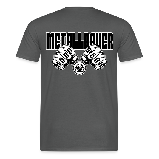 Unisex T-Shirt "Metallbauer" Anthrazit Männer T-Shirt {{ color }}