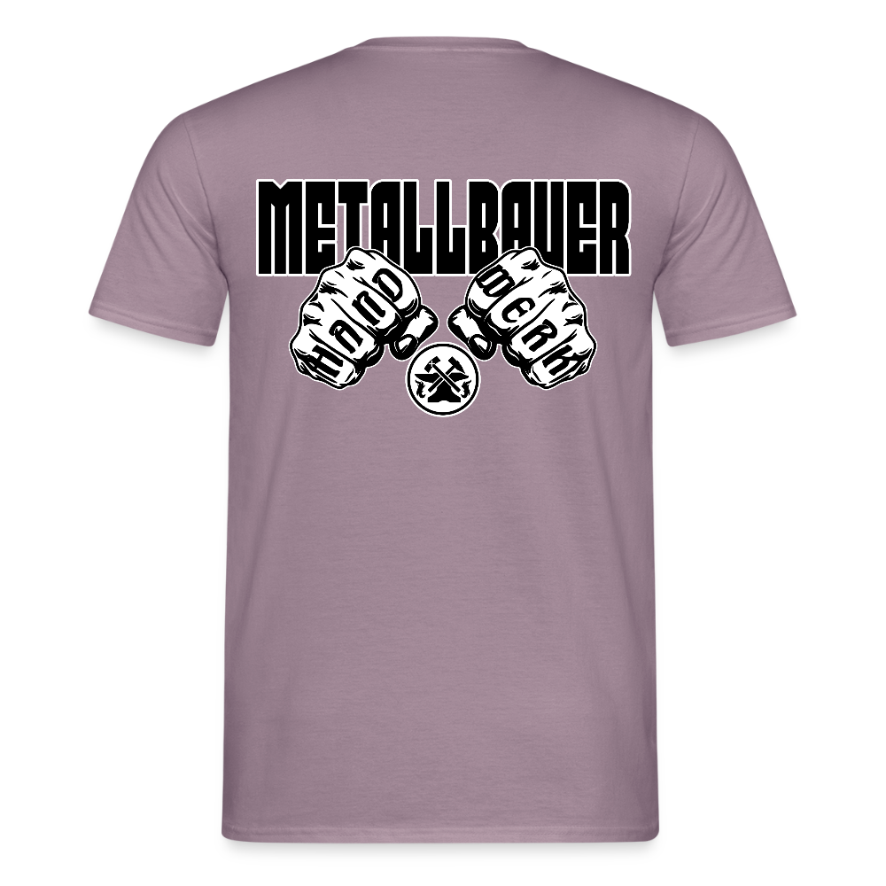 Unisex T-Shirt "Metallbauer" Lilagrau Männer T-Shirt {{ color }}