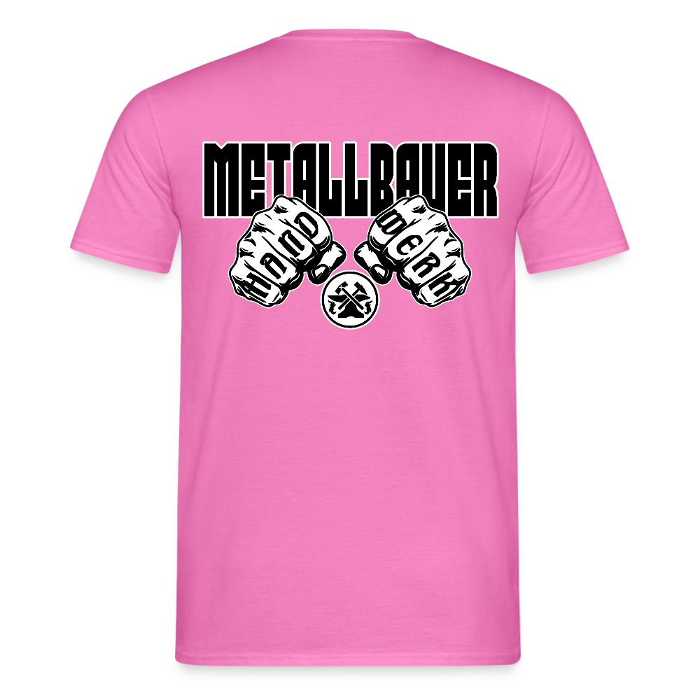 Unisex T-Shirt "Metallbauer" Pink Männer T-Shirt {{ color }}
