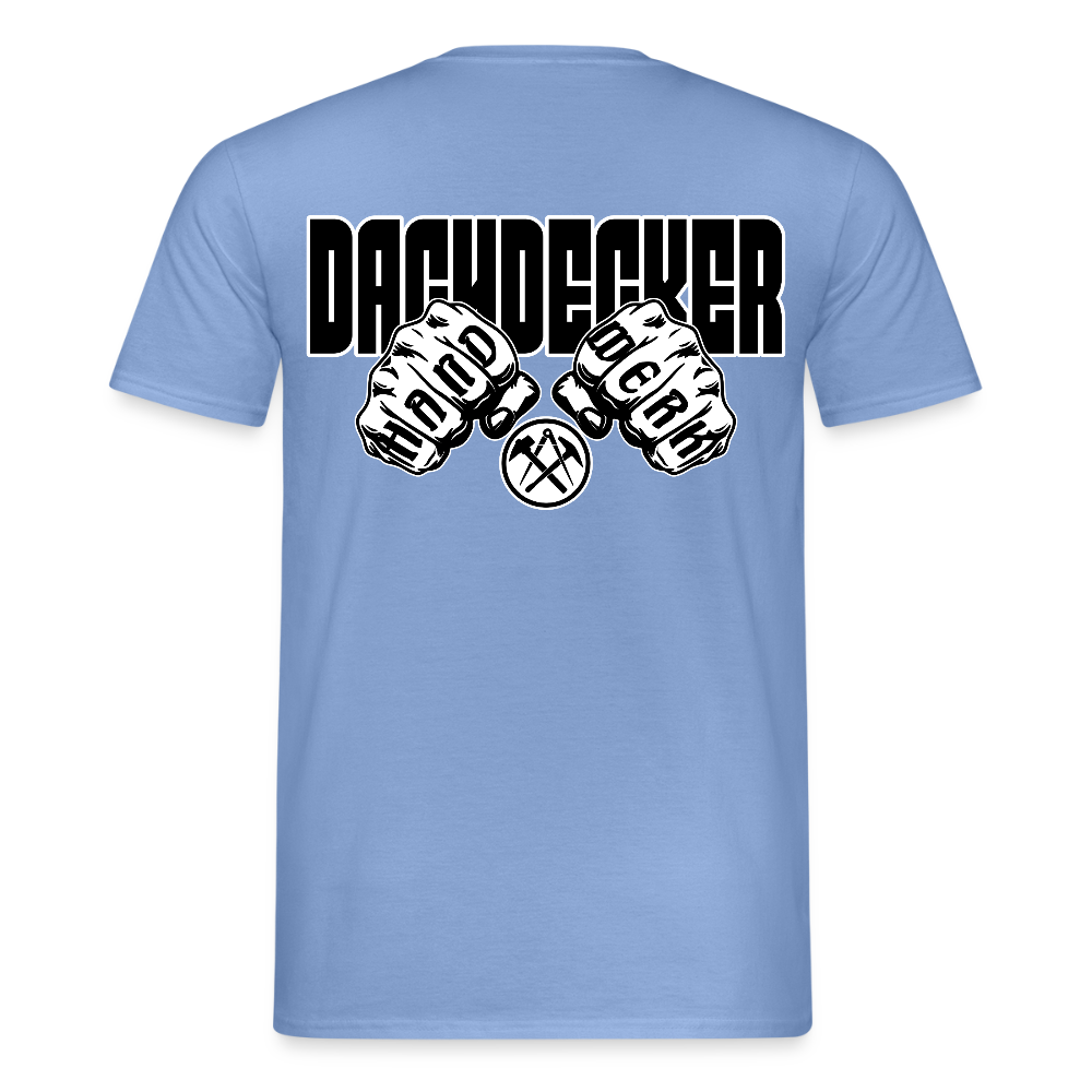 Unisex T-Shirt "Dachdecker" carolina blue Männer T-Shirt {{ color }}