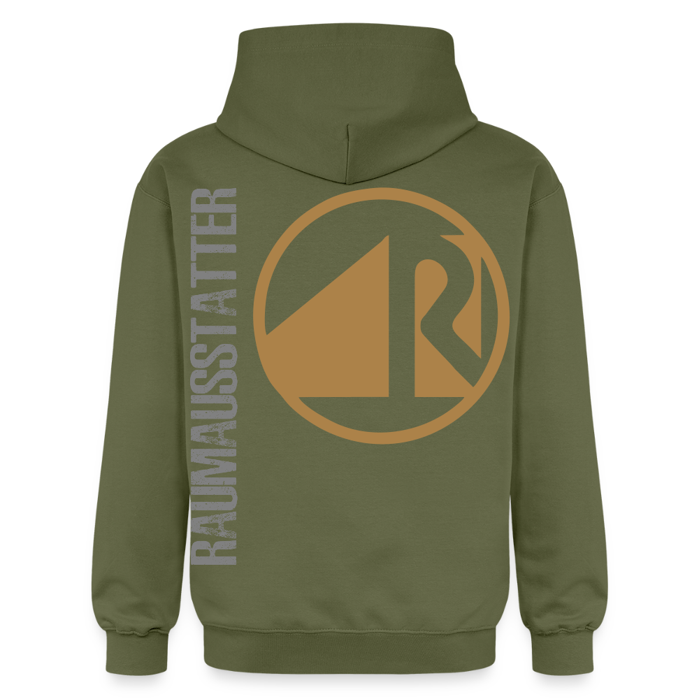 Gildan Unisex Softstyle® "Raumausstatter" Militärgrün Gildan Unisex Softstyle® Midweight Hoodie {{ color }}