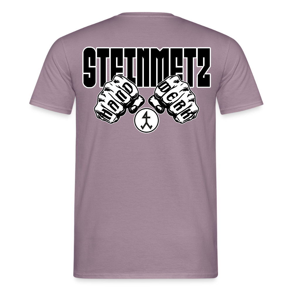 Unisex T-Shirt "Steinmetz" Lilagrau Männer T-Shirt {{ color }}