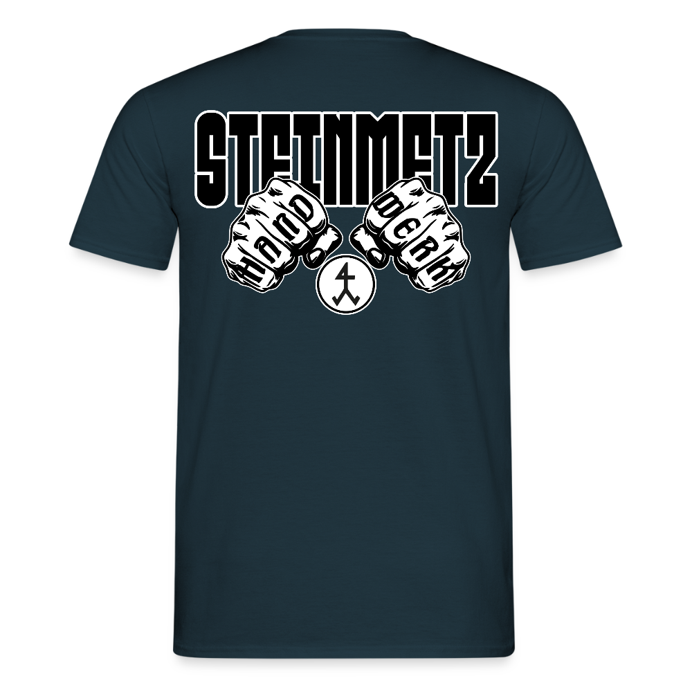 Unisex T-Shirt "Steinmetz" Navy Männer T-Shirt {{ color }}