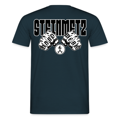 Unisex T-Shirt "Steinmetz" Navy Männer T-Shirt {{ color }}