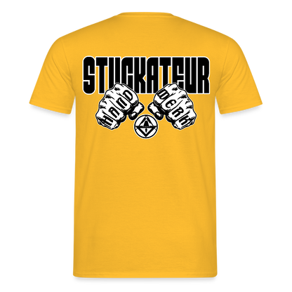 Unisex T-Shirt "Stuckateur" Gelb Männer T-Shirt {{ color }}