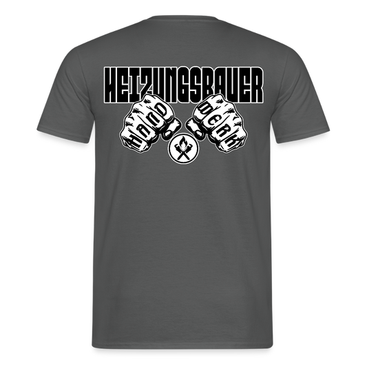 Unisex T-Shirt "Heizungsbauer" Anthrazit Männer T-Shirt {{ color }}