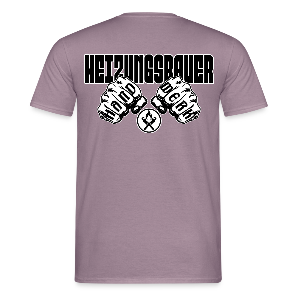 Unisex T-Shirt "Heizungsbauer" Lilagrau Männer T-Shirt {{ color }}