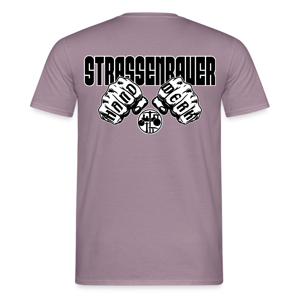 Unisex T-Shirt "Strassenbauer" Lilagrau Männer T-Shirt {{ color }}