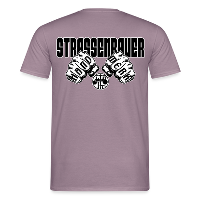 Unisex T-Shirt "Strassenbauer" Lilagrau Männer T-Shirt {{ color }}