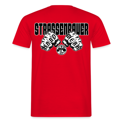 Unisex T-Shirt "Strassenbauer" Rot Männer T-Shirt {{ color }}