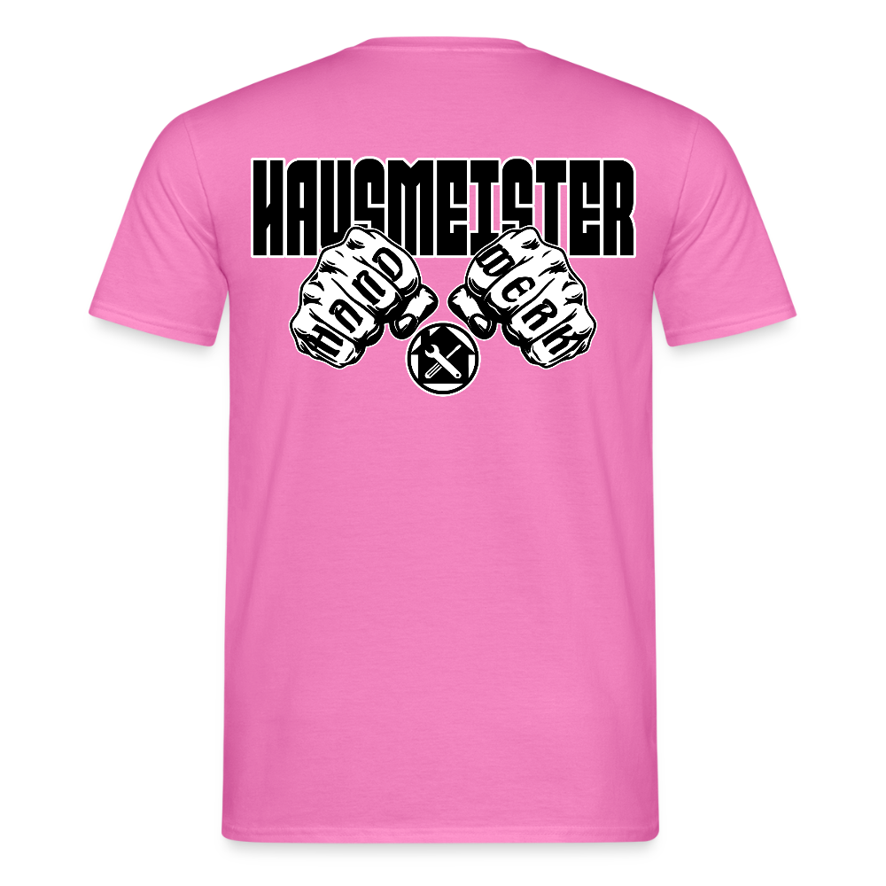 Unisex T-Shirt "Hausmeister" Pink Männer T-Shirt {{ color }}
