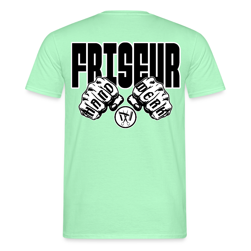 Unisex T-Shirt "Friseur" Mintgrün Männer T-Shirt {{ color }}