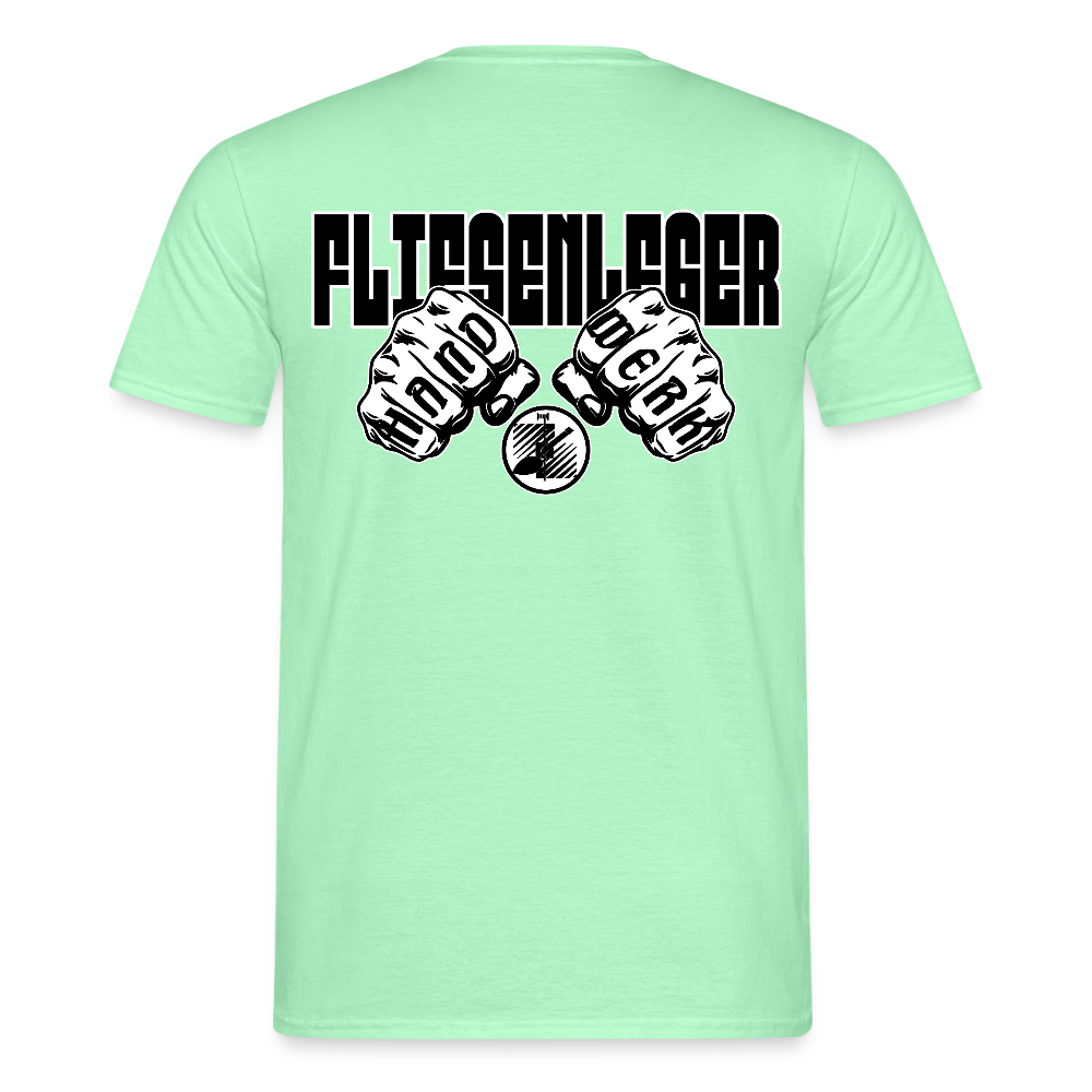 Unisex T-Shirt "Fliesenleger" Mintgrün Männer T-Shirt {{ color }}