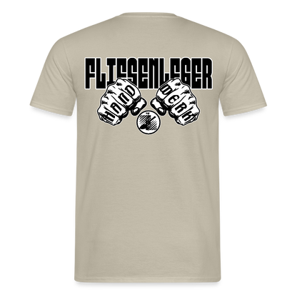 Unisex T-Shirt "Fliesenleger" Sandbeige Männer T-Shirt {{ color }}