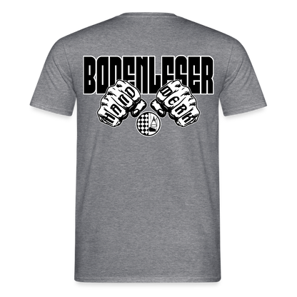 Unisex T-Shirt "Bodenleger" Graphit meliert Männer T-Shirt {{ color }}