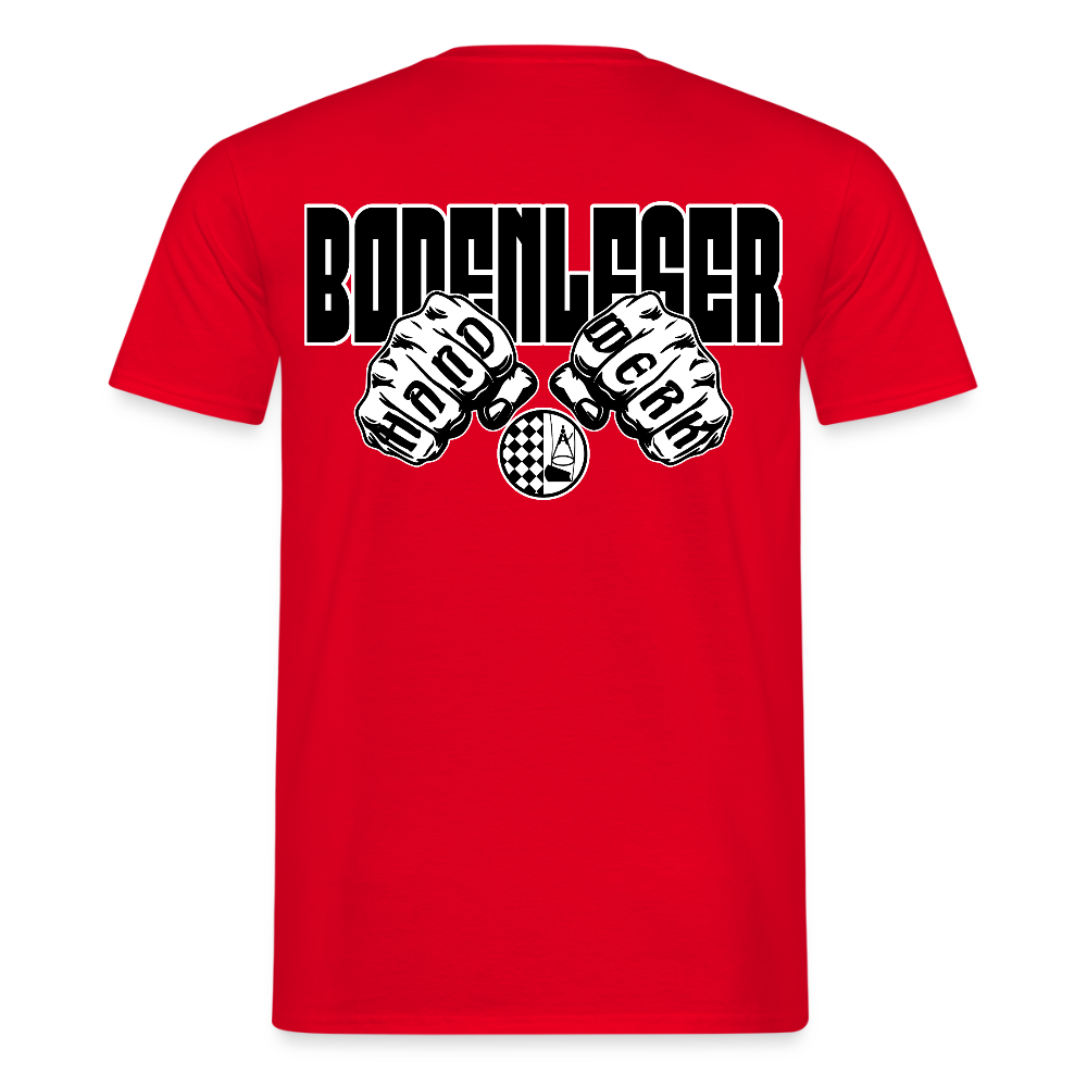 Unisex T-Shirt "Bodenleger" Rot Männer T-Shirt {{ color }}