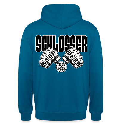 Unisex Hoodie "Schlosser" Tiefseeblau Unisex Hoodie {{ color }}