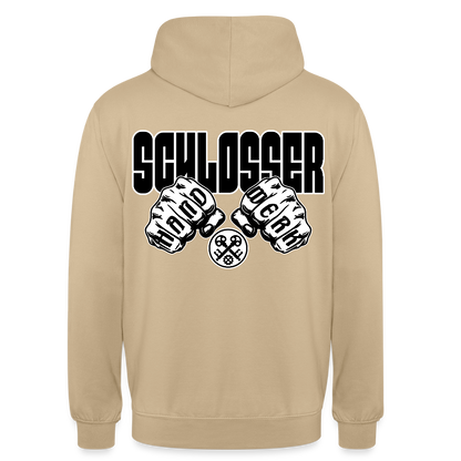 Unisex Hoodie "Schlosser" Beige Unisex Hoodie {{ color }}