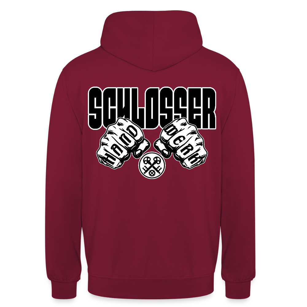 Unisex Hoodie "Schlosser" Bordeaux Unisex Hoodie {{ color }}