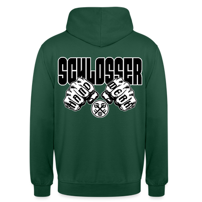 Unisex Hoodie "Schlosser" Flaschengrün Unisex Hoodie {{ color }}