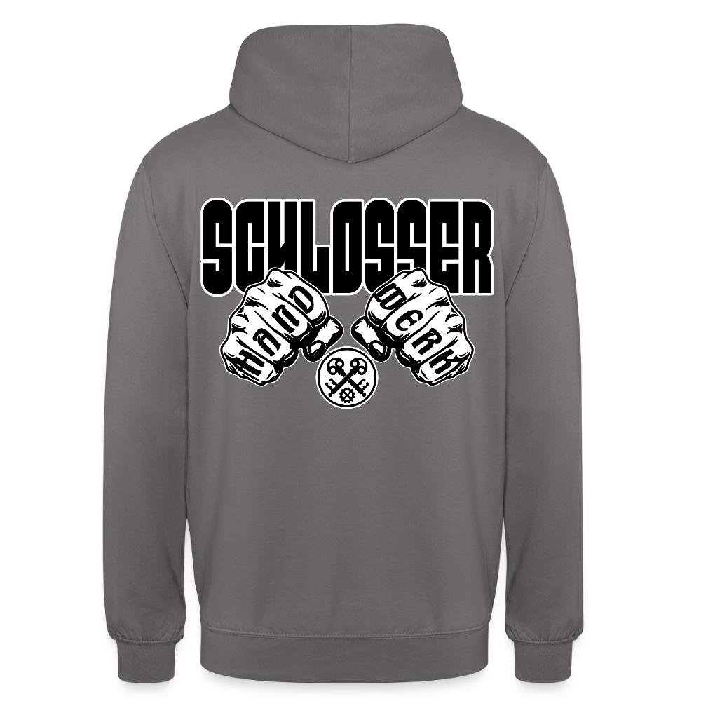 Unisex Hoodie "Schlosser" Mittelgrau Unisex Hoodie {{ color }}