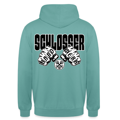 Unisex Hoodie "Schlosser" Pastelltürkis Unisex Hoodie {{ color }}