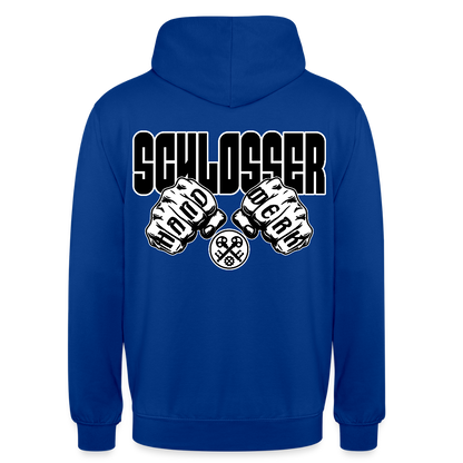 Unisex Hoodie "Schlosser" Royalblau Unisex Hoodie {{ color }}
