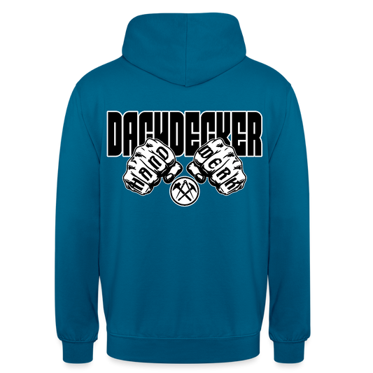 Unisex Hoodie "Dachdecker" Tiefseeblau Unisex Hoodie {{ color }}
