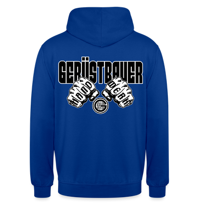 Unisex Hoodie "Gerüstbauer" Royalblau Unisex Hoodie {{ color }}