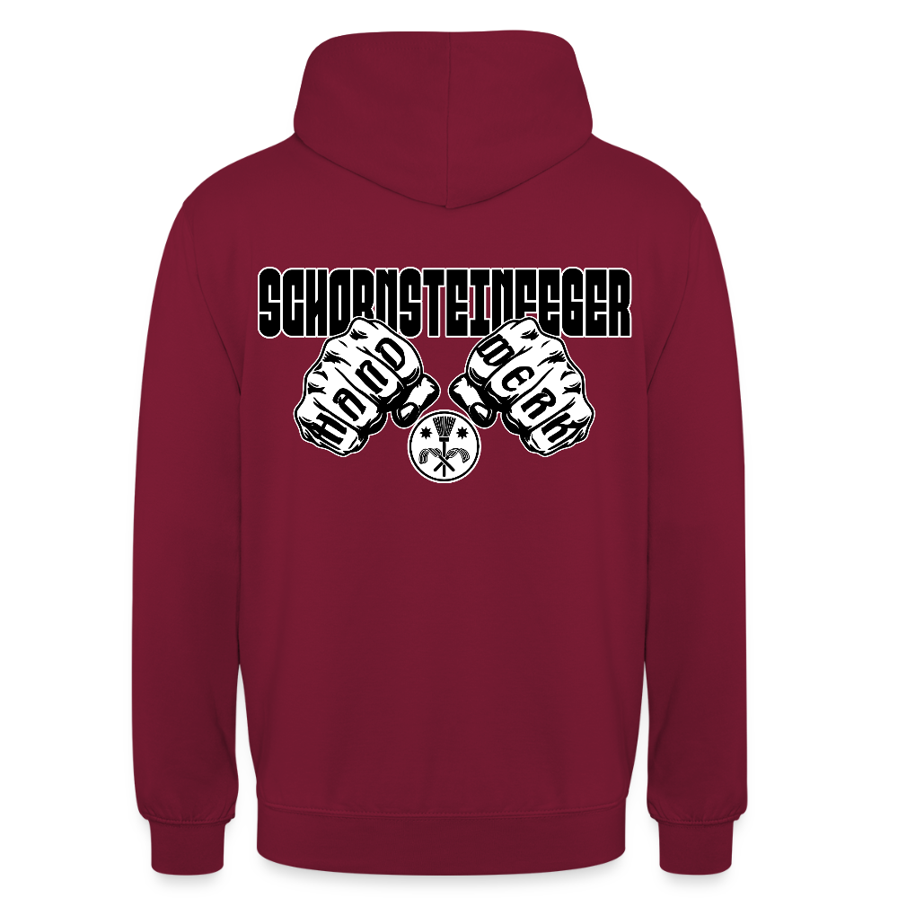 Unisex Hoodie "Schornsteinfeger" Bordeaux Unisex Hoodie {{ color }}