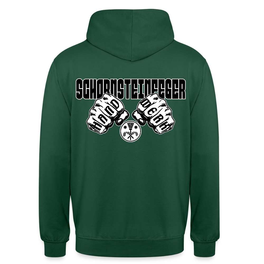 Unisex Hoodie "Schornsteinfeger" Flaschengrün Unisex Hoodie {{ color }}