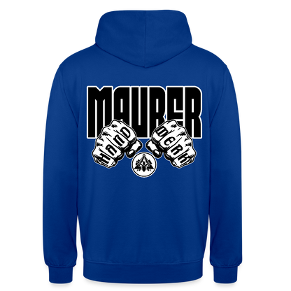 Unisex Hoodie "Maurer" (beidseitig bedruckt) Royalblau Unisex Hoodie {{ color }}