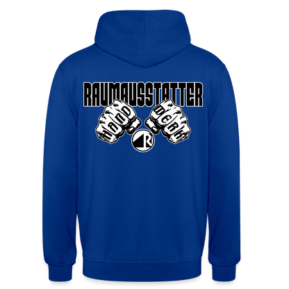 Unisex Hoodie "Raumausstatter" (beidseitig bedruckt) Royalblau Unisex Hoodie {{ color }}