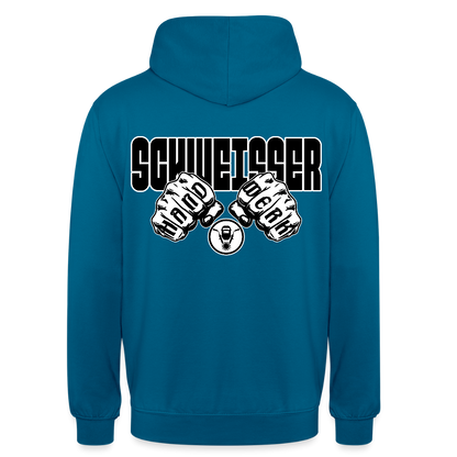 Unisex Hoodie "Schweisser" (beidseitig bedruckt) Tiefseeblau Unisex Hoodie {{ color }}