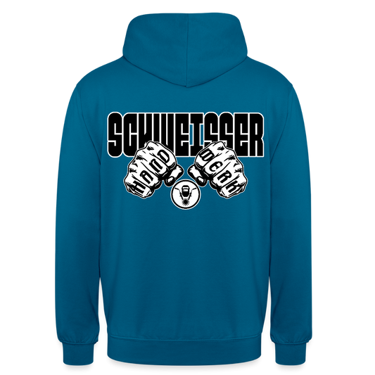 Unisex Hoodie "Schweisser" (beidseitig bedruckt) Tiefseeblau Unisex Hoodie {{ color }}