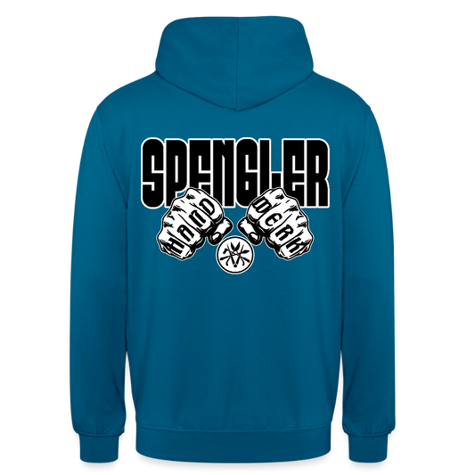 Unisex Hoodie "Spengler" (beidseitig bedruckt) Tiefseeblau Unisex Hoodie {{ color }}