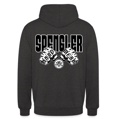 Unisex Hoodie "Spengler" (beidseitig bedruckt) Anthrazit Unisex Hoodie {{ color }}